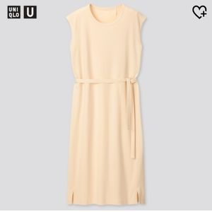 Crew Neck Sleeveless Dress